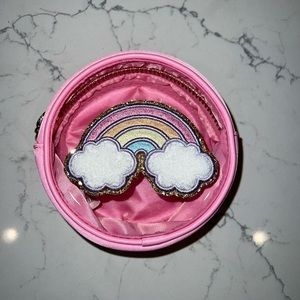 Stoney Clover x Target Pink Clear front circle pouch with Rainbow Patch